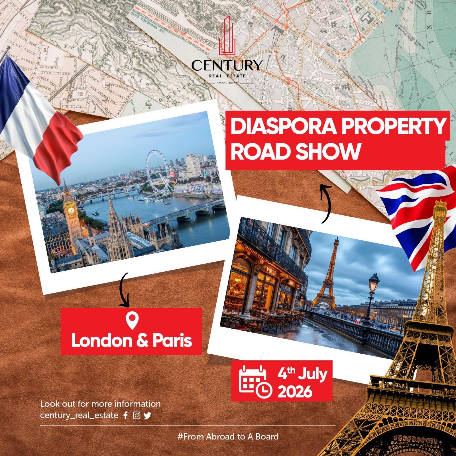 Diaspora Property Road Show promotional background